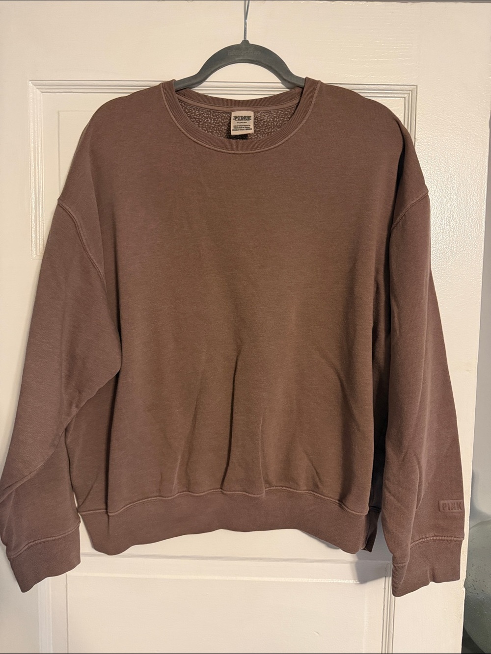 PINK Victoria's Secret Crewneck Sweatshirt in Brown